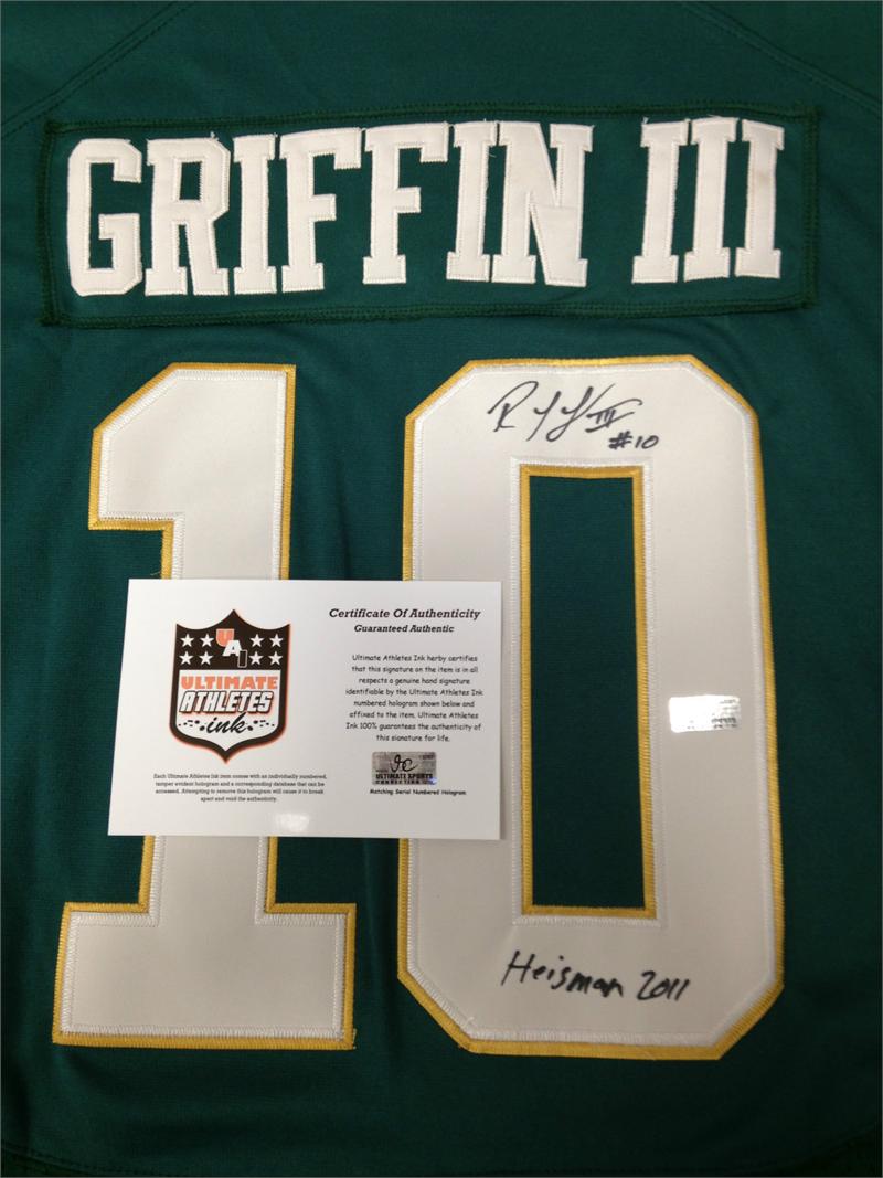 rg3 signed jersey