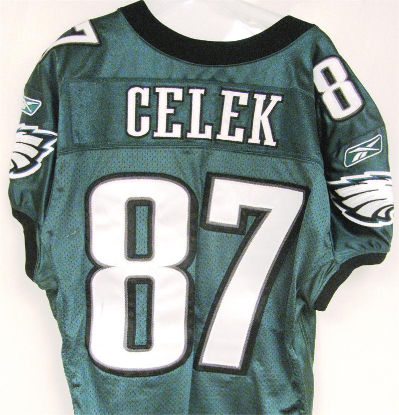 Brent Celek Game Used Jersey! The Real Deal!